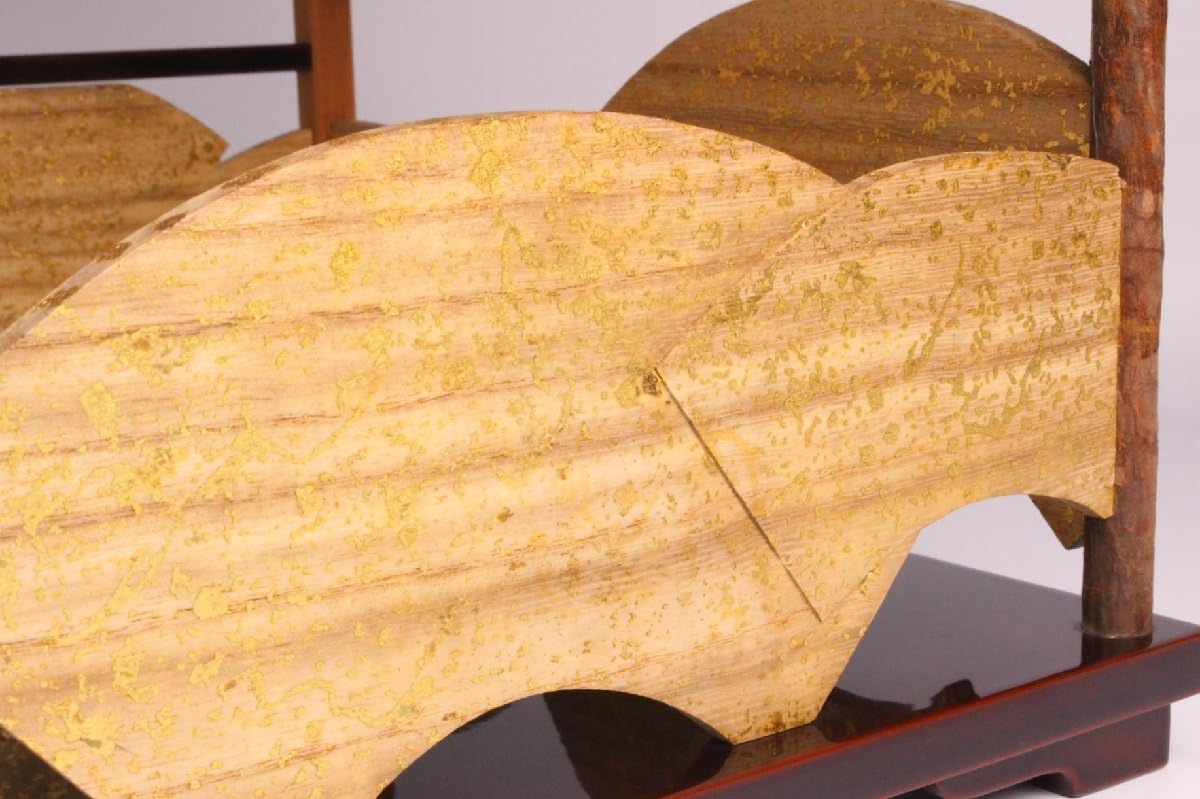 Amazon.co.jp: 狸庵RS 寿扇棚 裏千家 鵬雲斎大宗匠 お好 塗師 清鳳